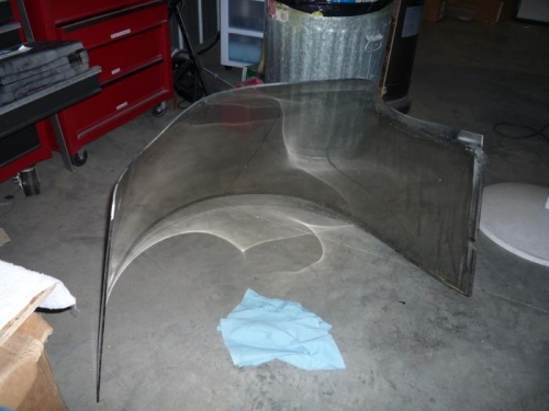 Windshield cleaned up and ready to install