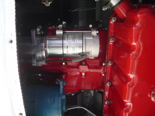 New lightweight starter in place