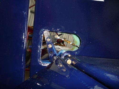 Elevator control cables hook-ups.