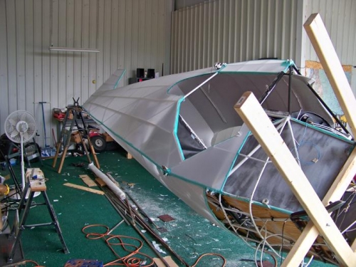 Front view of door area.