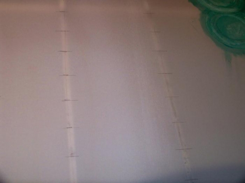 Stitch locations marked.