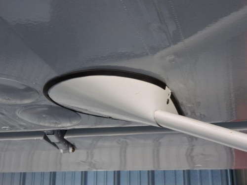 Rear strut fairing finished.