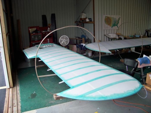 Right wing finished and most of the clean-up done.