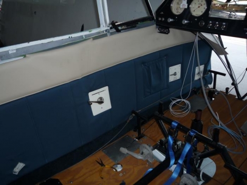 The left side piece installed and ready to glue the front edges into place.