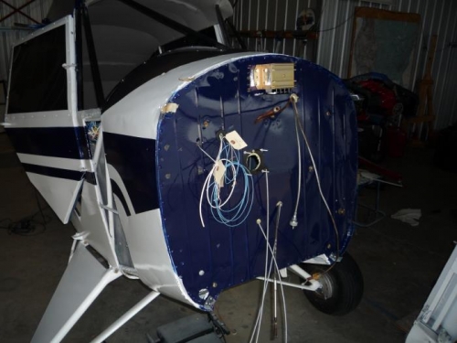 Firewalll and boot cowl in place.