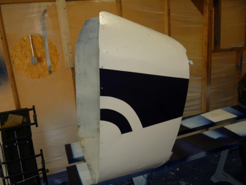 Boot Cowl with its trim paint done