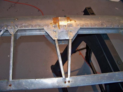 Notice the old tape and PK screws, all of which will be removed/replaced.