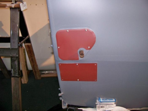 Covers for the rear stabilizer area.