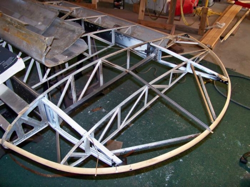 New left wingtip bow almost finished.