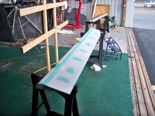 Right aileron all but finished.