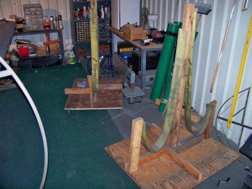 Wing stands ready for wings.