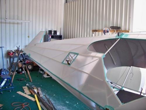 Fuselage with first & second shrink