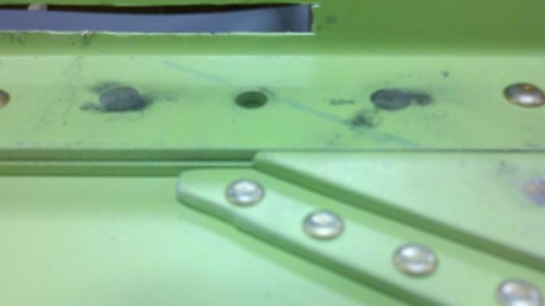 misdrilled holes being double flushed