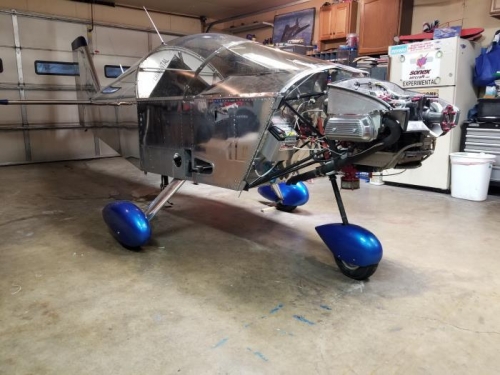 Looks cool without the protective plastic on the windscreen and canopy.