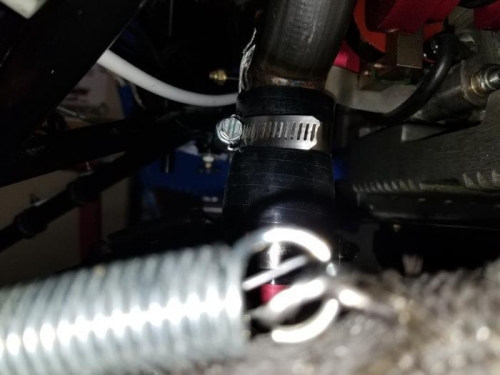 Thsi was the cracked clamp we replaced.