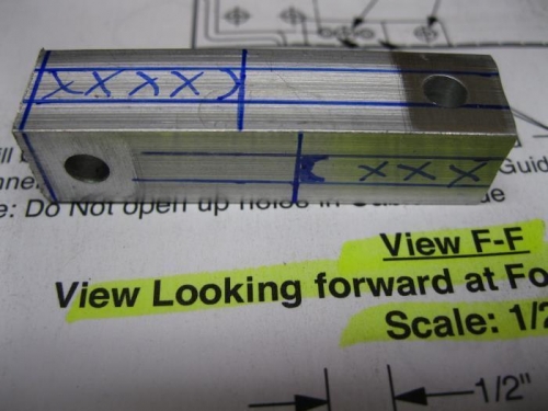 Building pulley link.