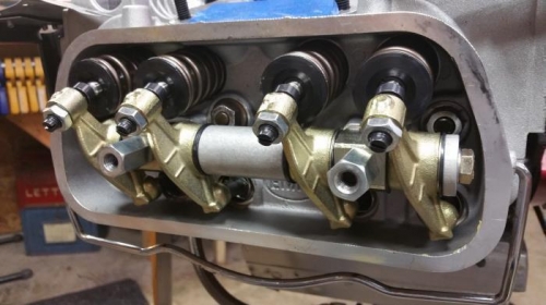 New rocker arms installed.