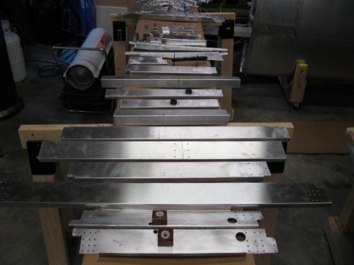 Cross ties and other parts.