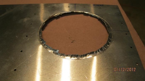 Inspection hole rear aft fuselage.