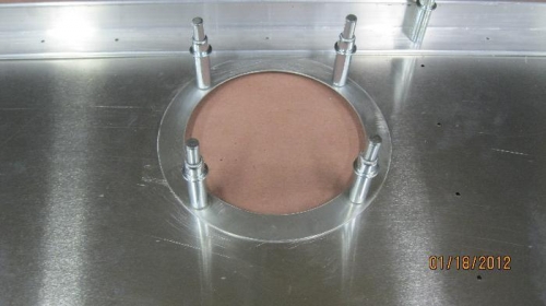 Ring is drilled and clecoed to inside skin.