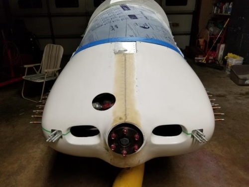 ready to split the top and bottom cowl.