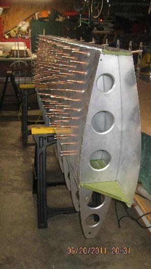 Wing upright on Main Spar.