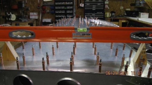 Skin back on after deburring.