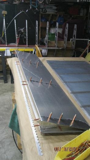 Right Flap Skin cut and updrilled.