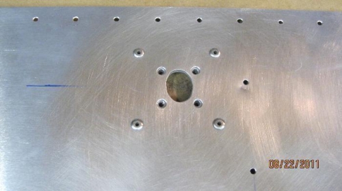 Pitot Tube cut-out. Mounting plate not visable.