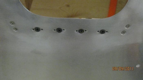 Extra nut plate holes shown.