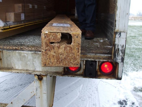 Damage to Wing Spar Box