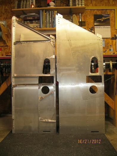 Both forward fuselage completed.