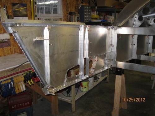 Attached the forward and aft fuselage.