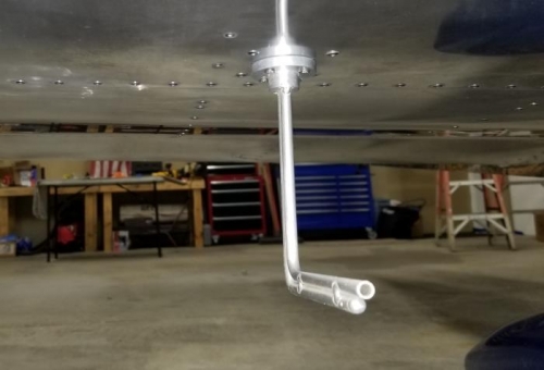 Pedo and airspeed tube installed.