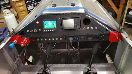 Panel wired and light up.