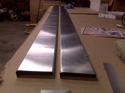 Pilot drill rear spars. 88 locations