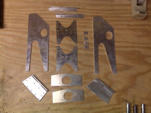 Rear Wing Spar parts.