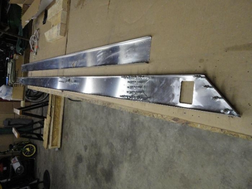 Right rear spar before updrill