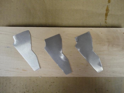 Gussets to practice bends