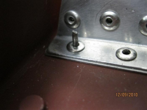 This rivet needed to be removed.
