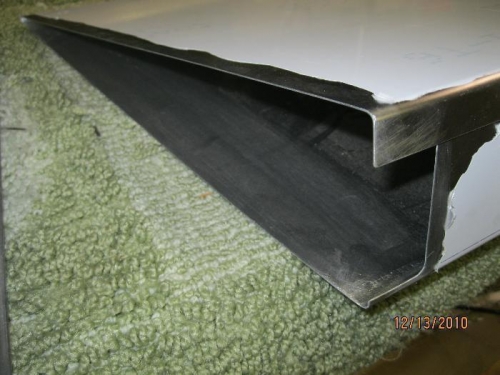 Right Flap Skin detail of cuts.