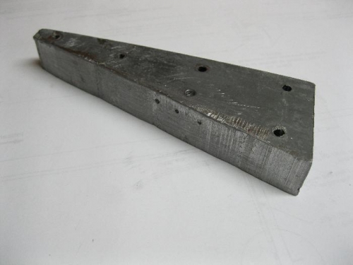 drilled counterbalance weight