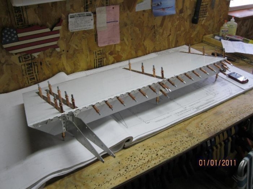 Updrilled and ready to rivet.