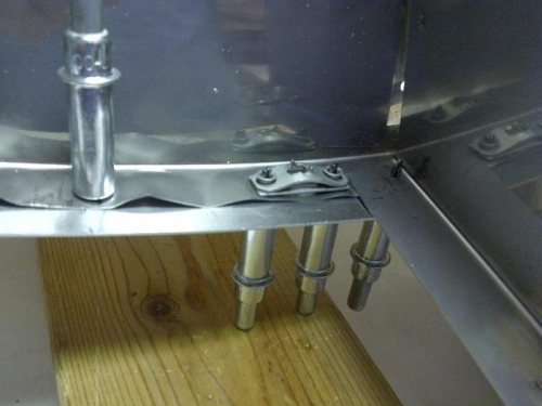 Inside view of Southco fastener.