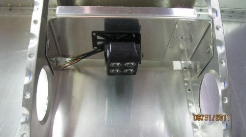 Landing light installed.