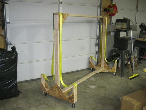 Finished wing stand.