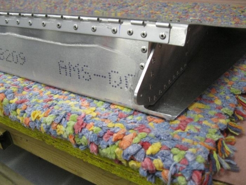 Left Flap Hinge and Attachment.