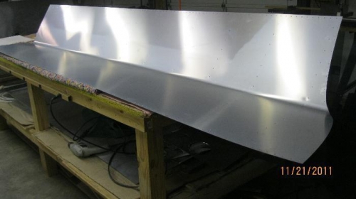 Leading Edge ready to start deburr.