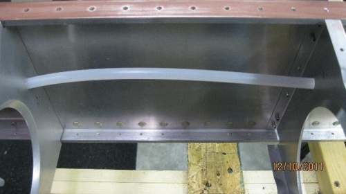 Deburr the main spar.