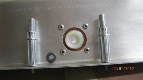 Forward view of vertical channel #1.